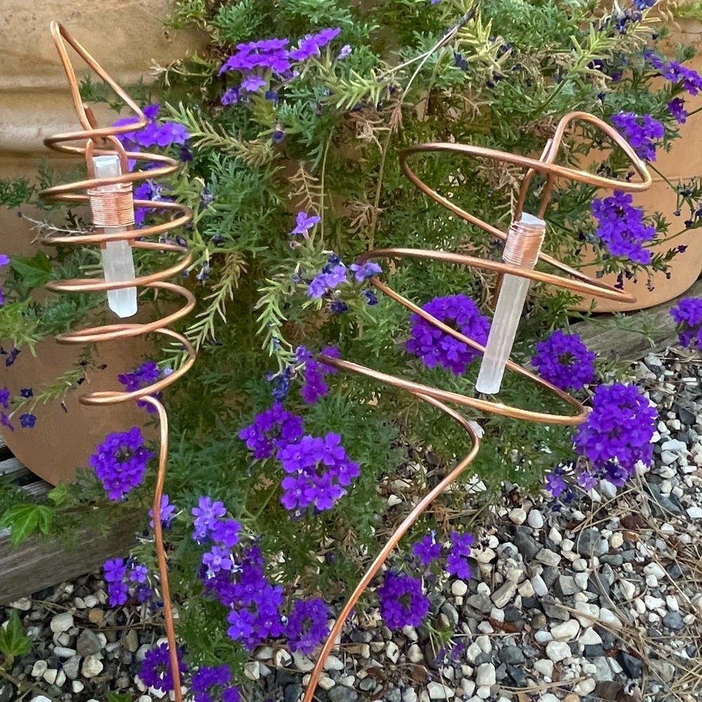 2 Electroculture Handmade Copper Wands